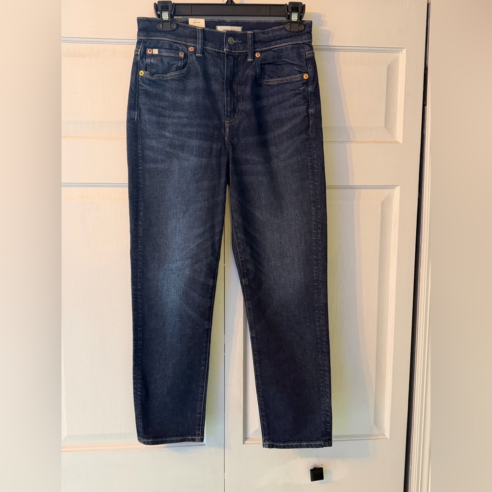 American Eagle 77 Mom Jeans Size 4 Short Dark Wash NWT
